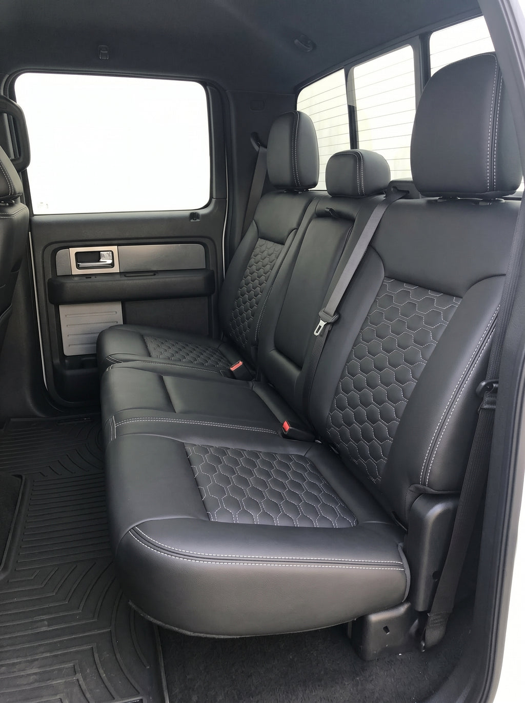 Black Custom Premium Genuine Leather Seat Covers