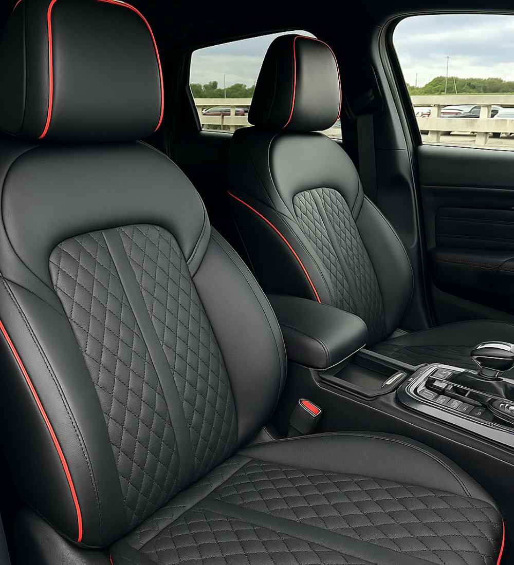 BL - 13 - Genuine Leather Seat Covers