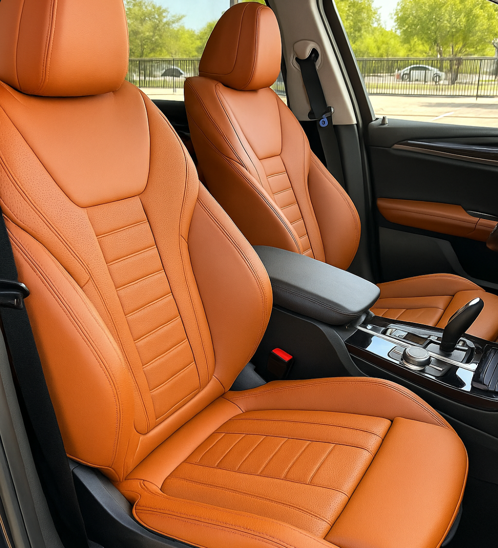 CB - 02 - Genuine Leather Seat Covers