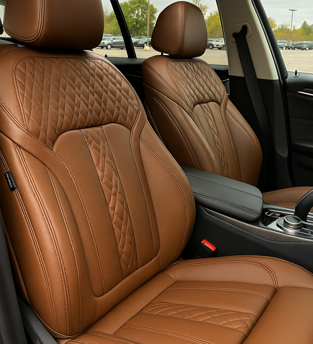 CF - 01 - Genuine Leather Seat Covers