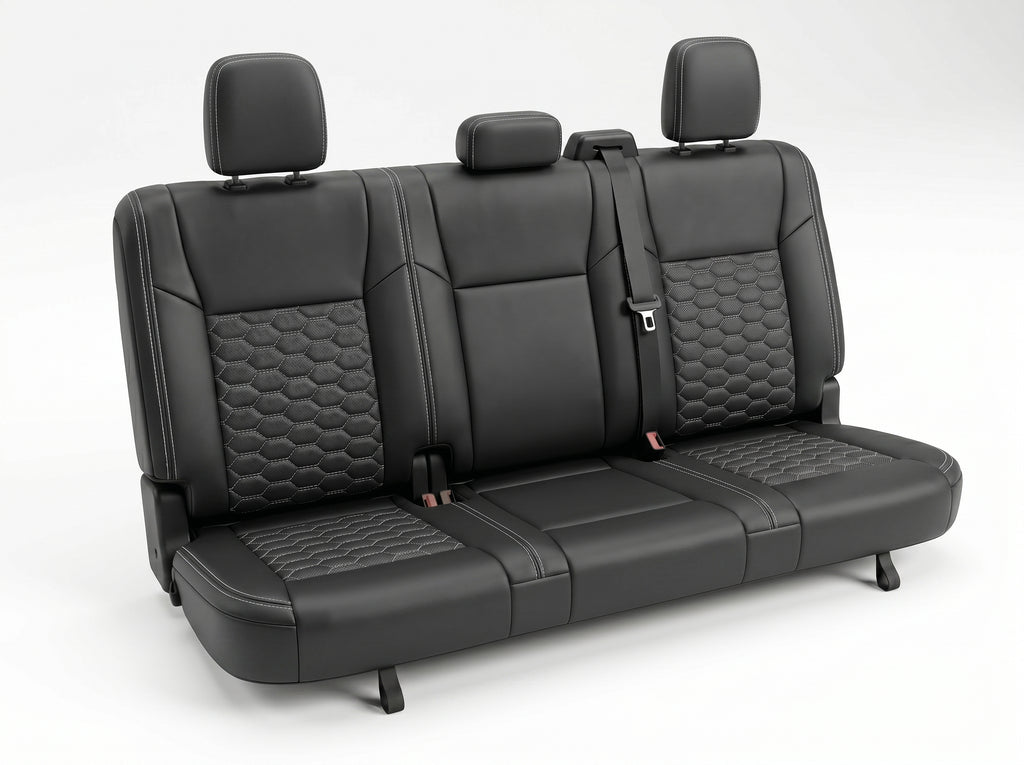 Black Custom Premium Genuine Leather Seat Covers