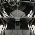 Handmade White Leather Carpet Floor Mats