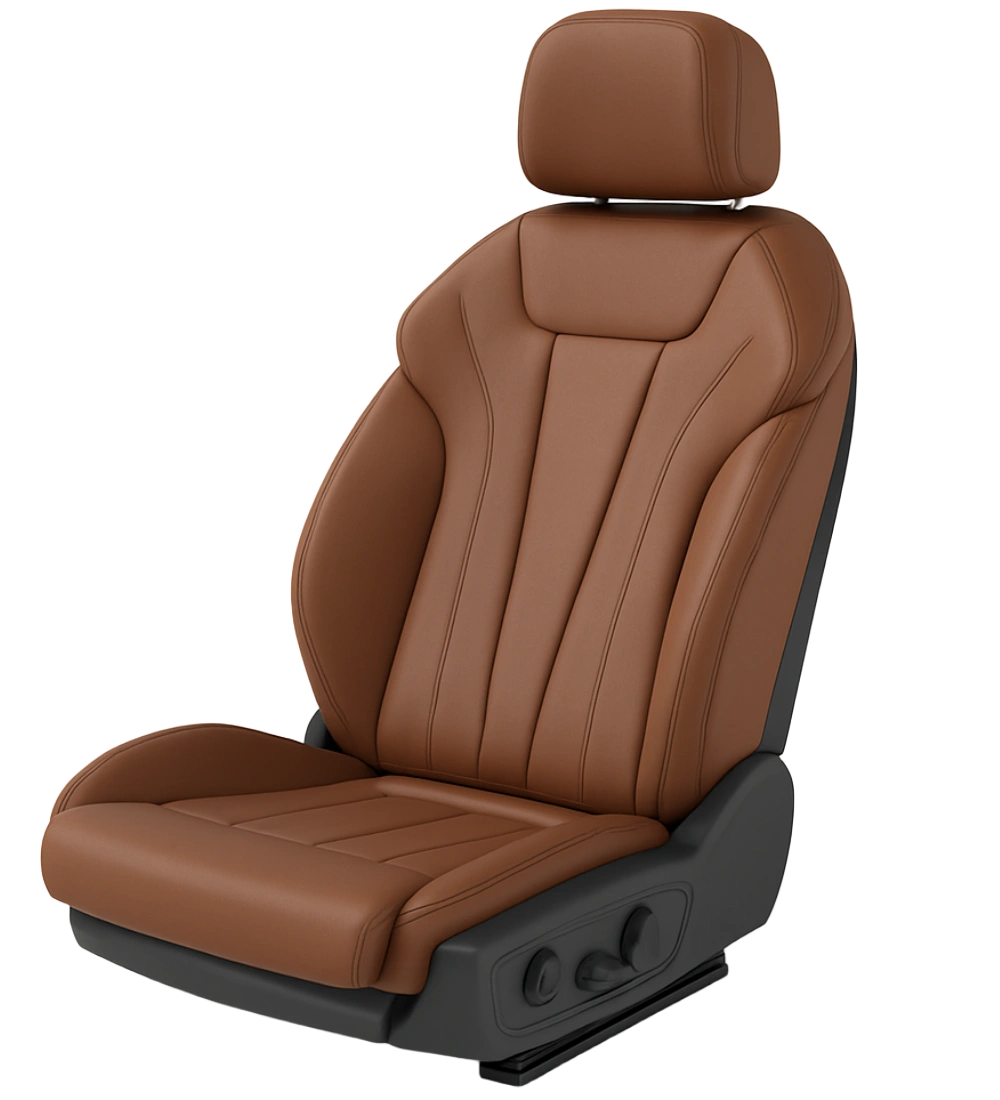 Brown Seat Covers - Genuine Leather - Image 3