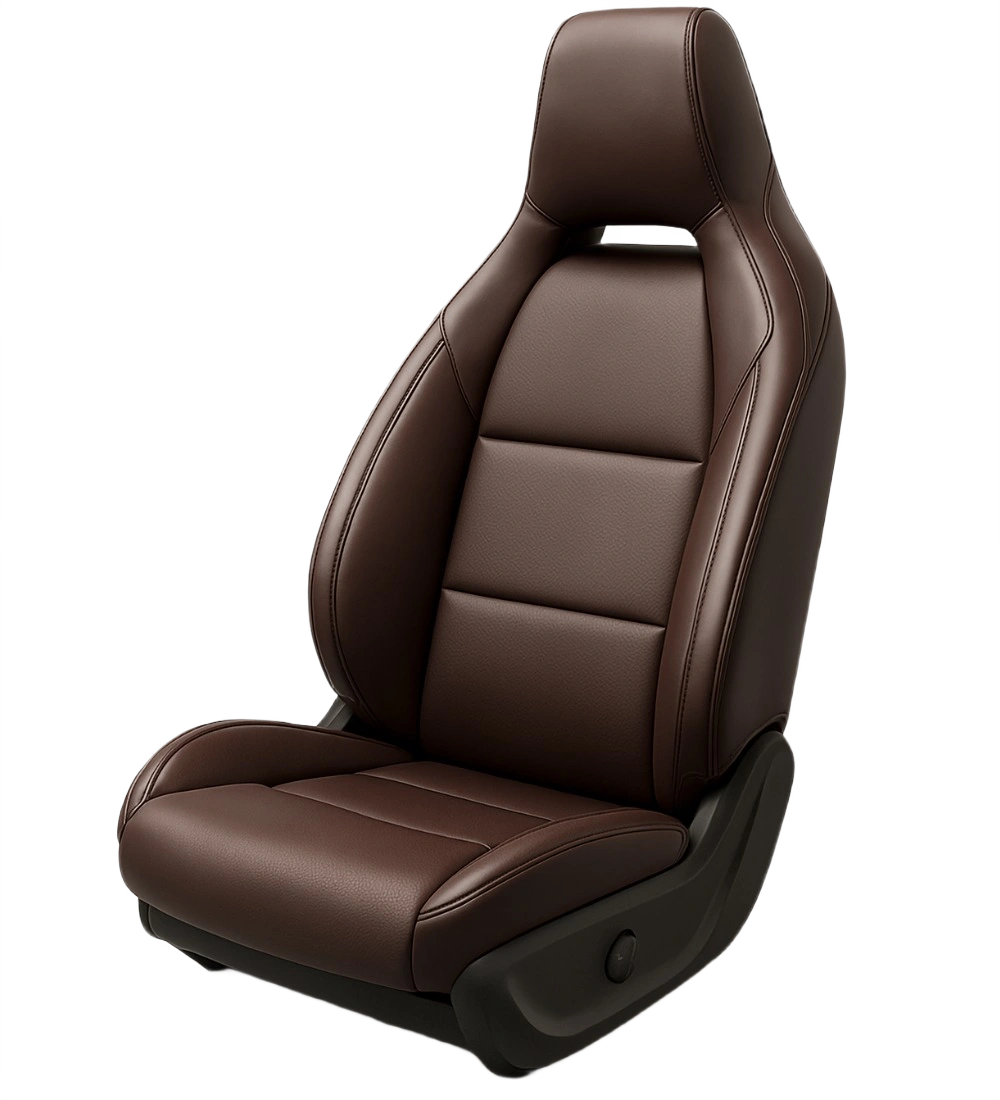 Toyota Tacoma (2024+) Custom Coffee Genuine Leather Seat Covers - CF-02