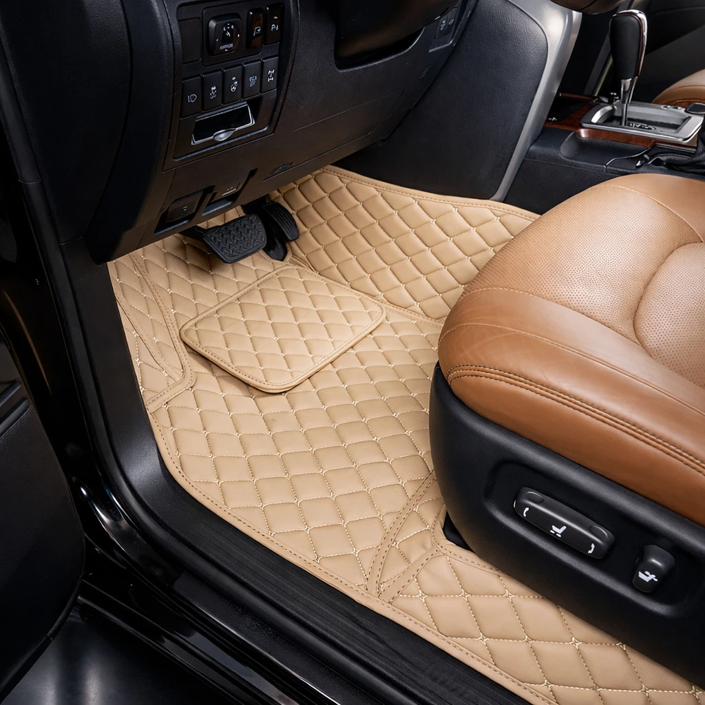 Beige with Beige Stitching - Diamond Series
