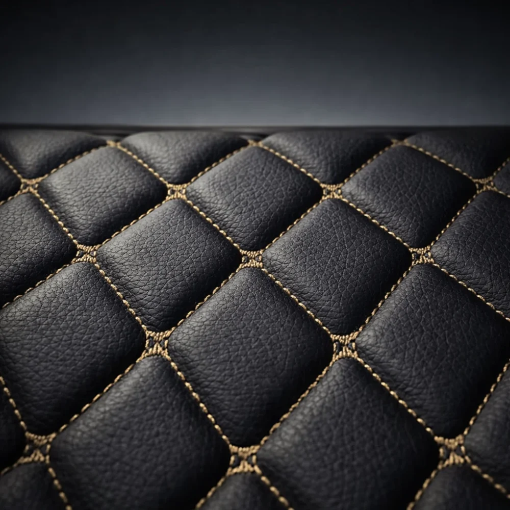 Black with Beige Stitching - Diamond Series - Image 7