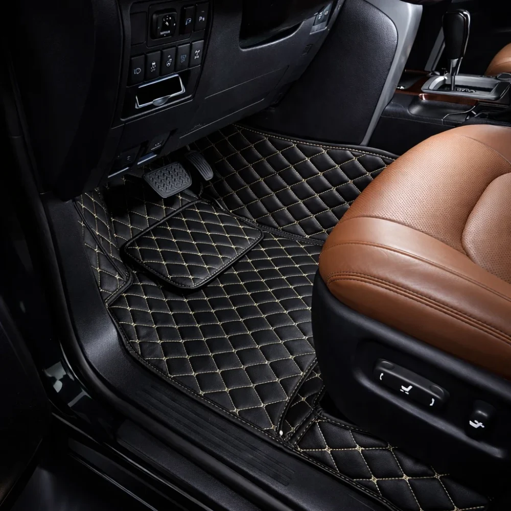 Black with Beige Stitching - Diamond Series