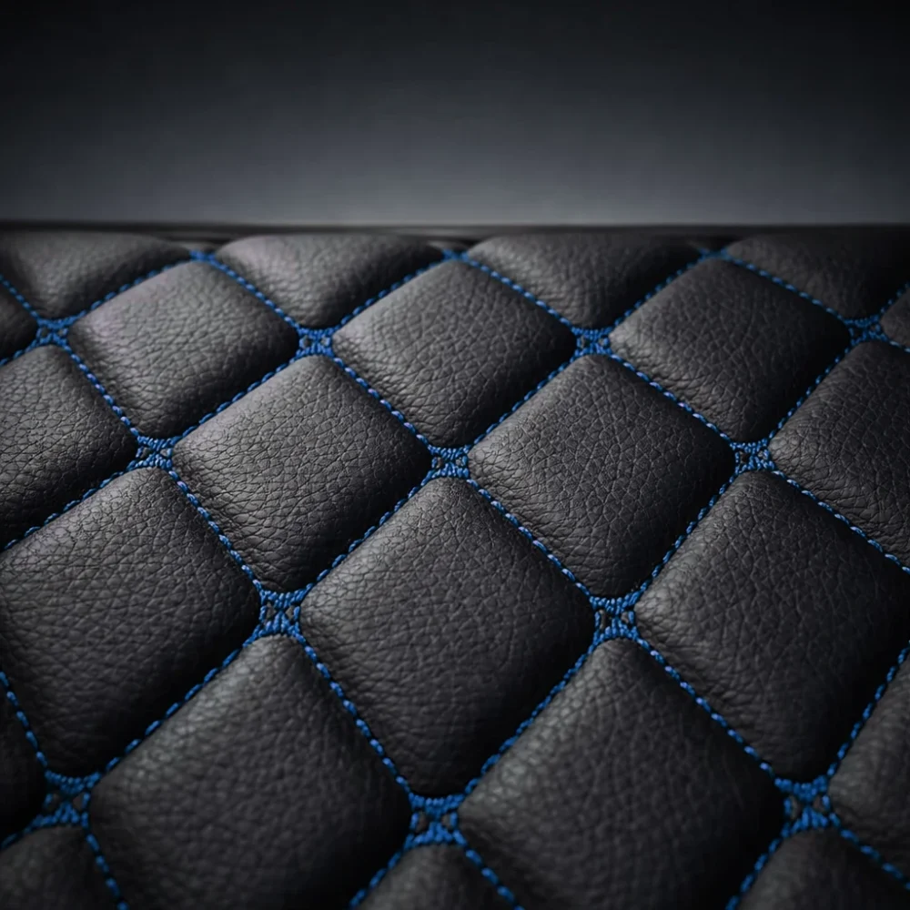 Black with Blue Stitching - Diamond Series - Image 7