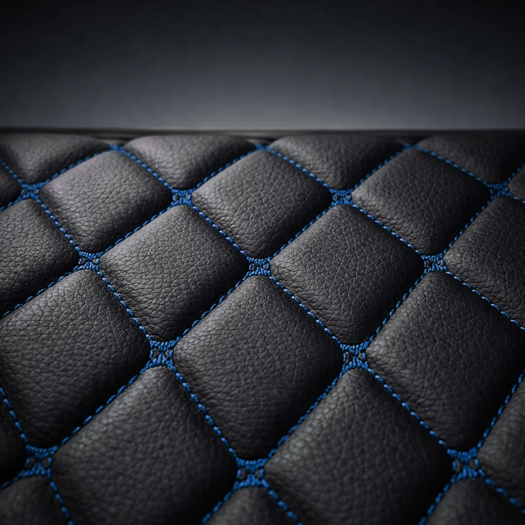 Black with Blue Stitching - Diamond Series - Image 7