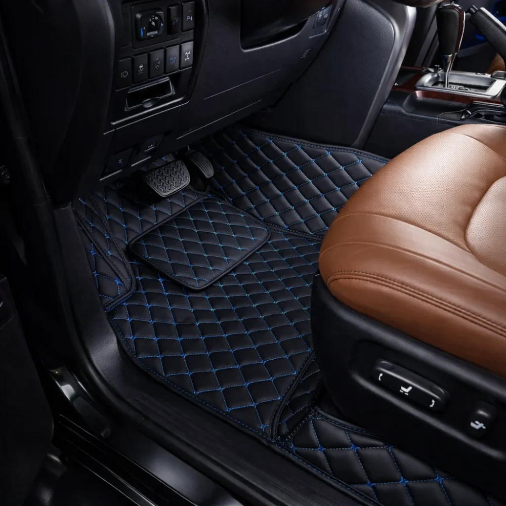 Black with Blue Stitching - Diamond Series