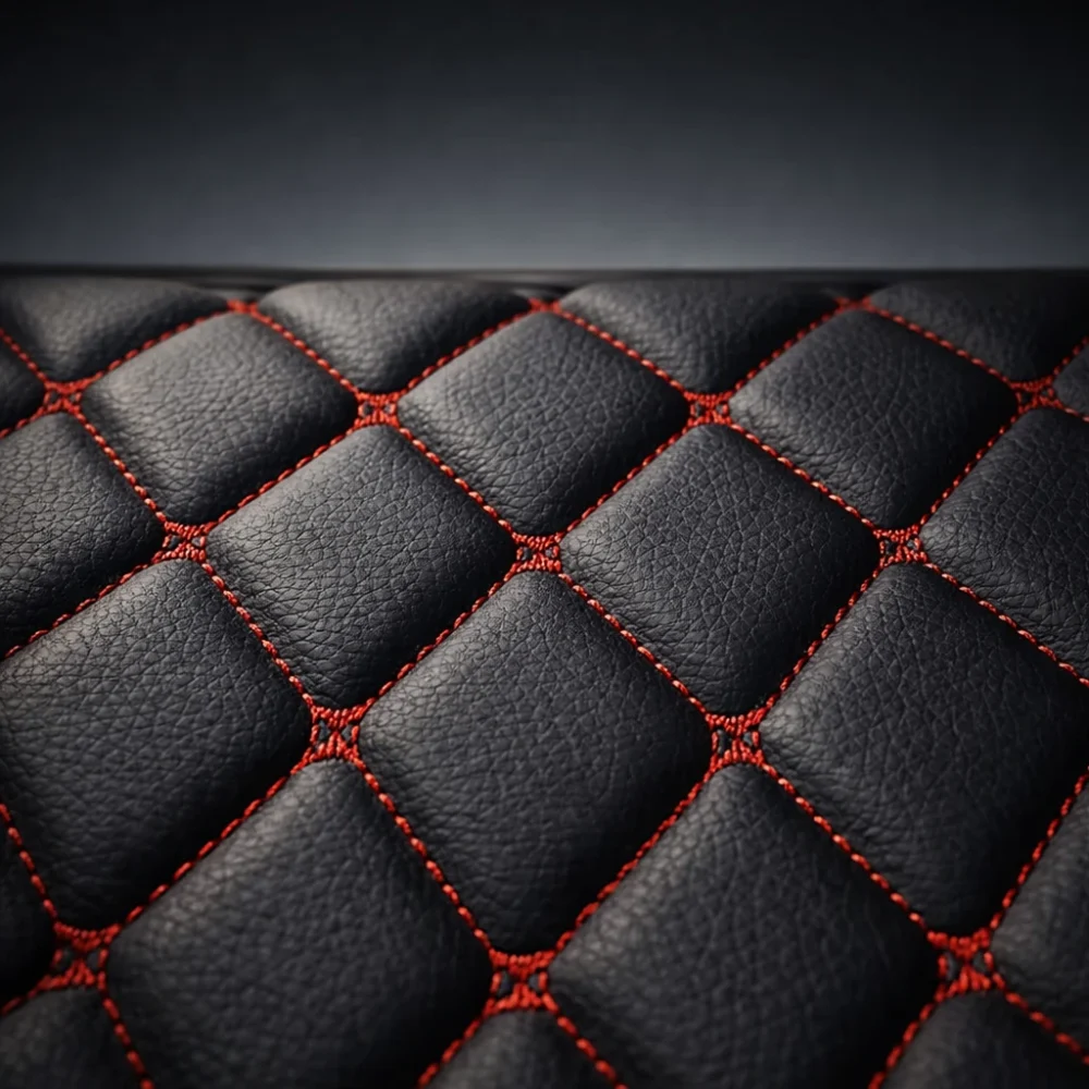 Black with Red Stitching - Diamond Series - Image 7