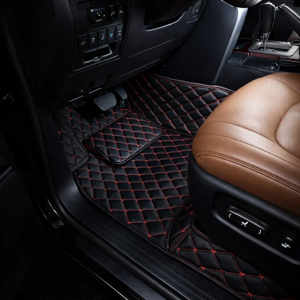 Black with Red Stitching - Diamond Series