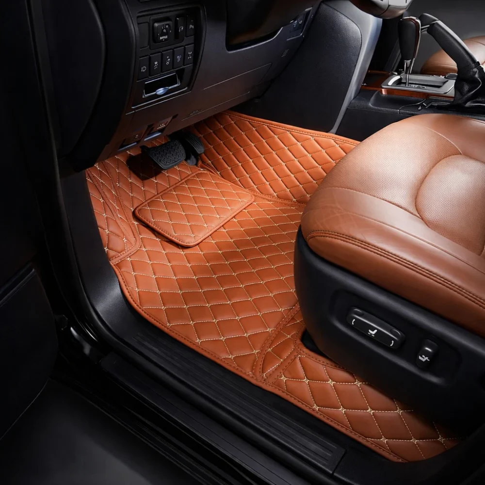 Caramel with Beige Stitching - Diamond Series