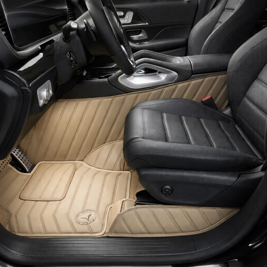 Beige with Beige Stitching - Stripe Series - Image 2