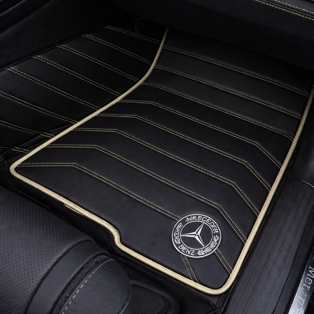 Black with Beige Stitching - Stripe Series - Image 5