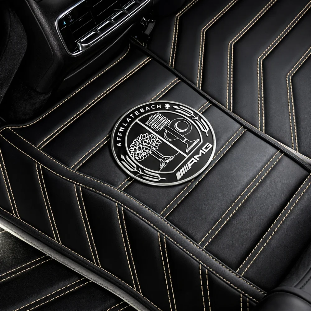Black with Beige Stitching - Stripe Series - Image 7