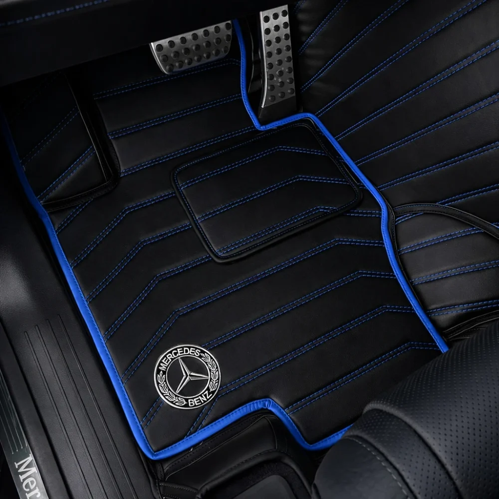 Black with Blue Stitching - Stripe Series - Image 3