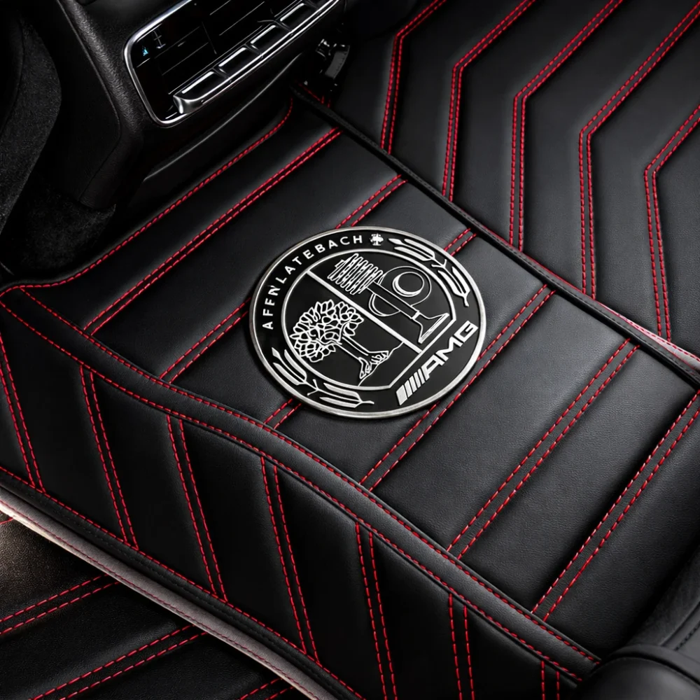 Black with Red Stitching - Stripe Series - Image 7