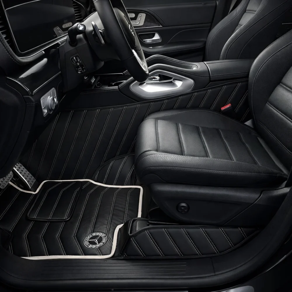 Black with White Stitching - Stripe Series - Image 2