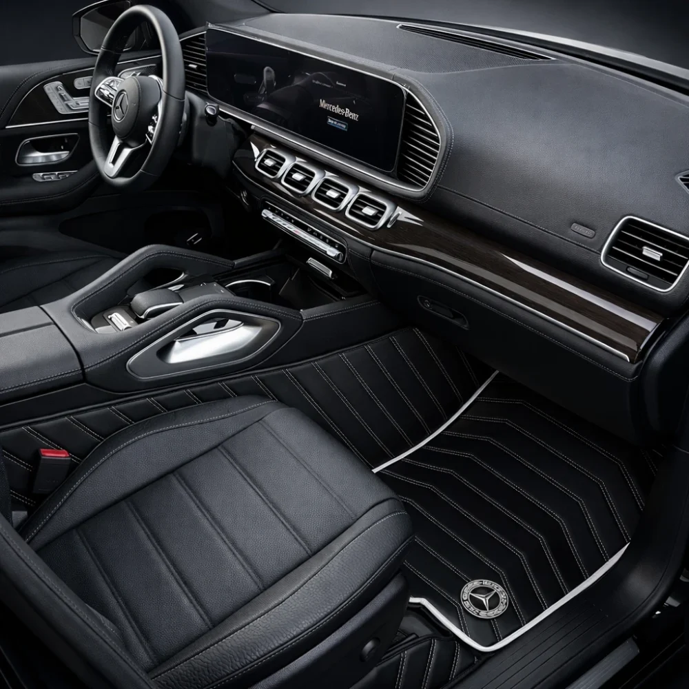 Black with White Stitching - Stripe Series - Image 4